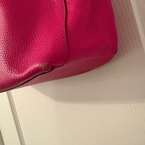 Kate Spade Hot Pink Large Leather Shoulder Bag - Picture 6 of 7